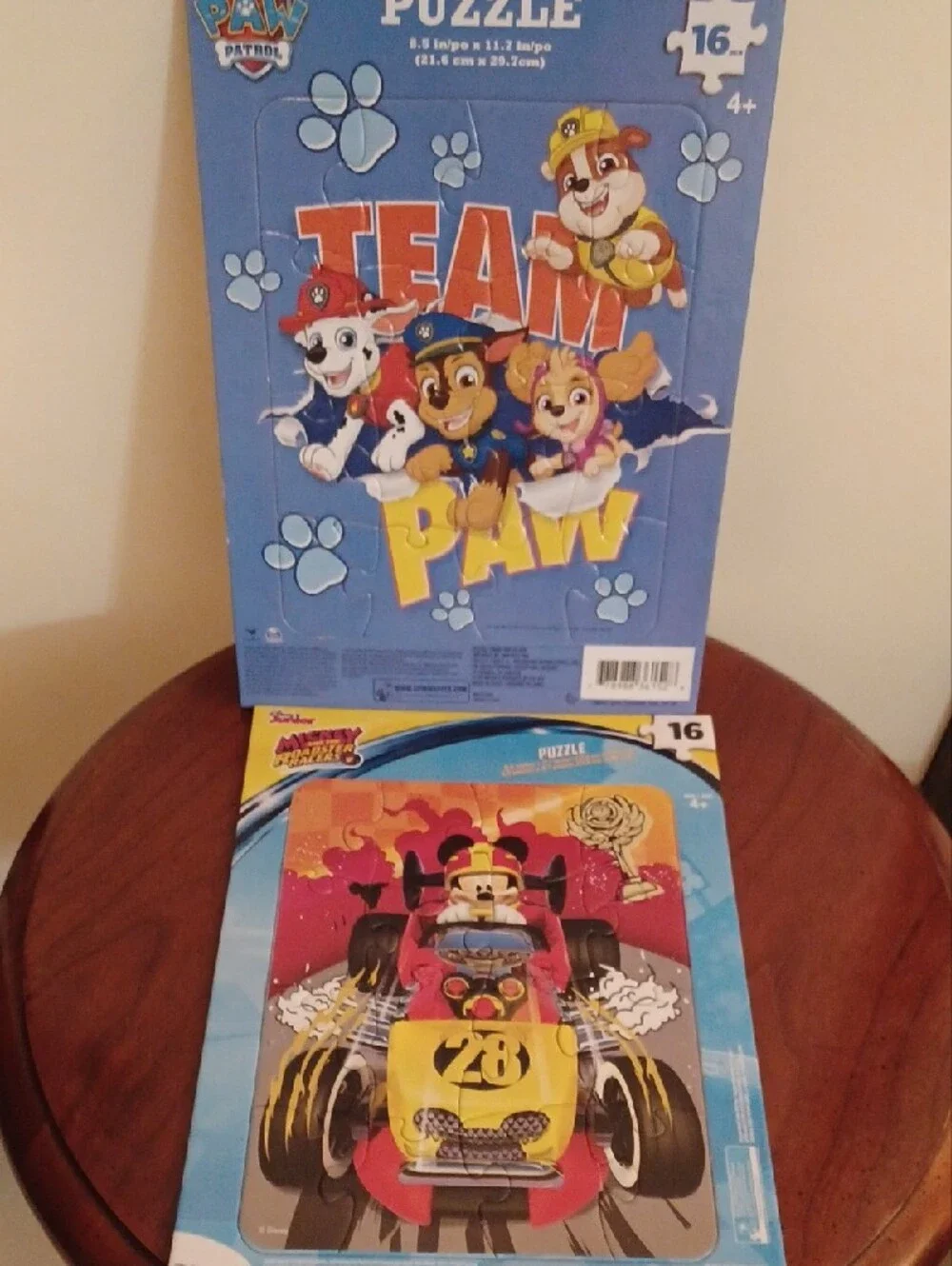 Paw Patrol Puzzles, Dino, & Mickey Puzzles, Animal Books Collection